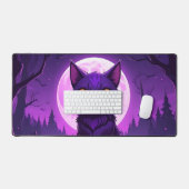 Mystic Moon Cat Desk Mat Schreibtischunterlage (Tastatur & Maus)