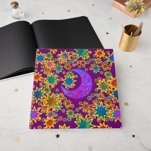 Mystic Moon Magic Gästebuch (Vorderseite offen)