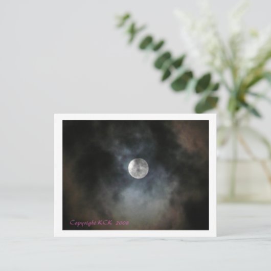 Mystic Moon Postcard Postkarte (Stehend Vorderseite)