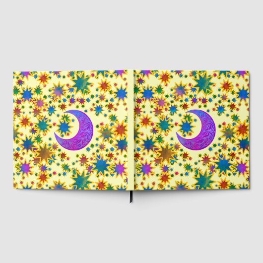 Mystic Moon Soul Light Gästebuch (Voll)