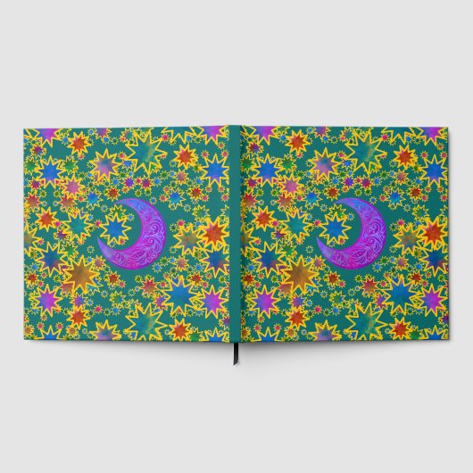 Mystic Moon Twilight Gästebuch (Voll)