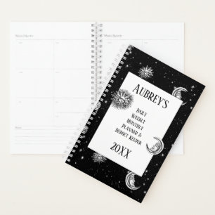Mystic Moon und Sun Daily Budget Planer