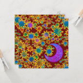 Mystic Moon Xmas Karte (Vorderseite/Rückseite Beispiel)