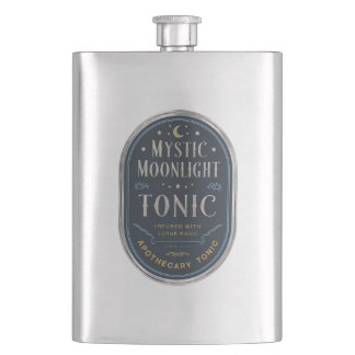 Mystic Moonlight Halloween-Party Vintag Gothic Flachmann