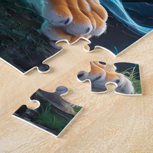 Mystic Moonlight Tiger Puzzle (Seite)