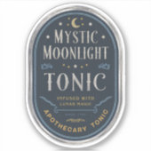 Mystic Moonlight Tonic Label Aufkleber (Vorderseite)