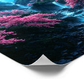 Mystic Moonlit Valley Poster (Ecke)