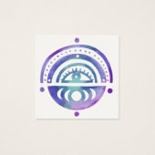 Mystic Moons Earring Necklace Juwelier Display Car (Vorderseite)