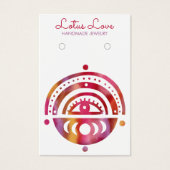 Mystic Moons Earring Necklace Juwelier Display Car (Vorderseite)