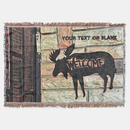 Mystic Moose Decke (Vorderseite)