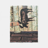 Mystic Moose Fleecedecke (Vorderseite)