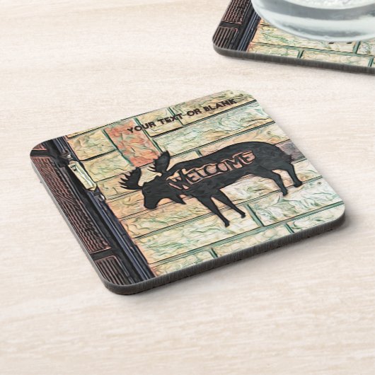 Mystic Moose Getränkeuntersetzer (Linke Seite)