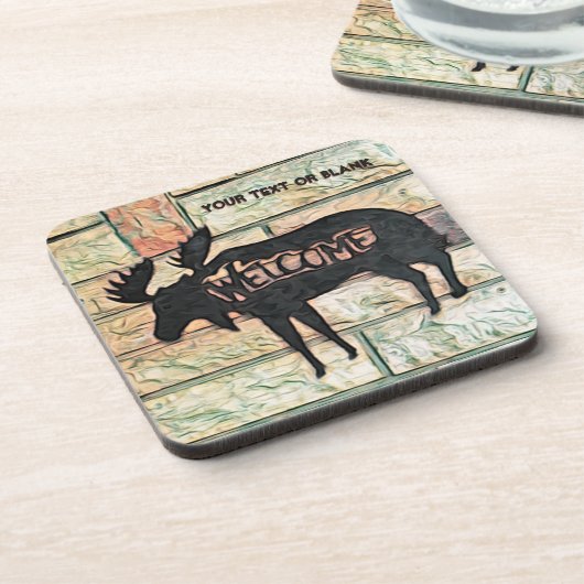 Mystic Moose Getränkeuntersetzer (Linke Seite)