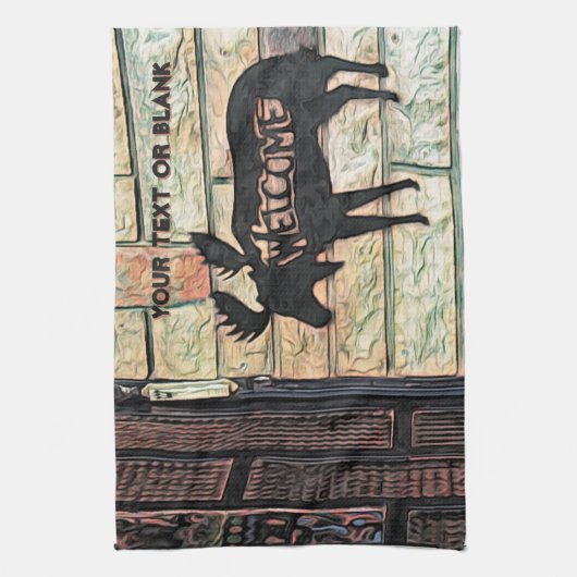 Mystic Moose Handtuch (Vertikal)