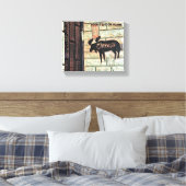 Mystic Moose Leinwanddruck (Insitu (Schlafzimmer))