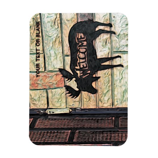 Mystic Moose Magnet (Vertikal)