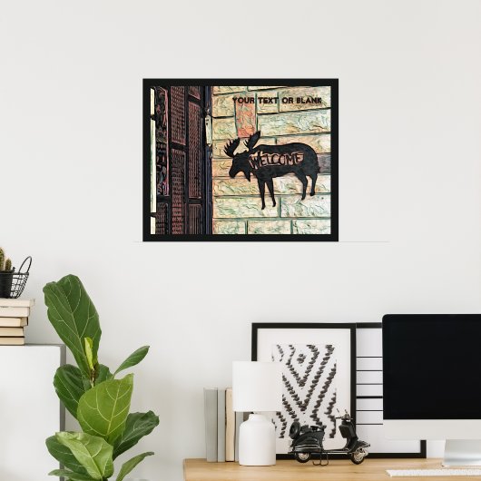 Mystic Moose Poster (Heimbüro)