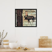 Mystic Moose Poster (Küche)
