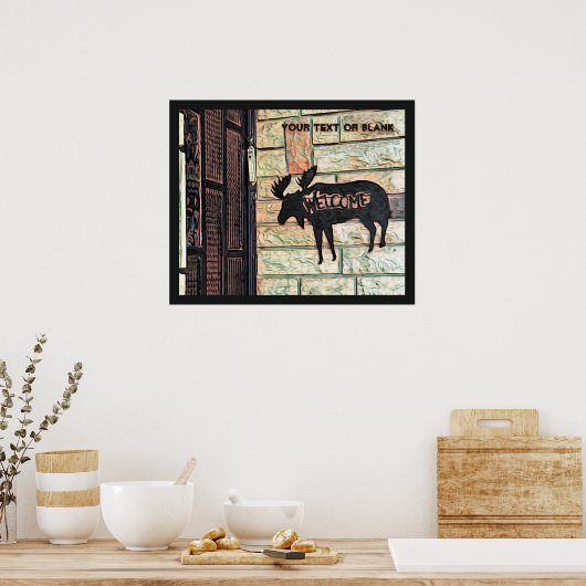 Mystic Moose Poster (Küche)