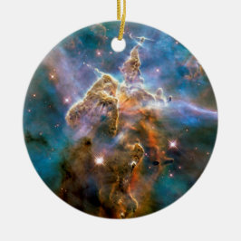 Mystic Mountain Carina Nebula Hubble Space Foto Keramikornament