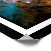 Mystic Mountain Carina Nebula Hubble Space Foto Poster (Ecke)