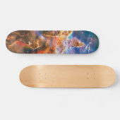 Mystic Mountain Carina Nebula Hubble Space Foto Skateboard (Horizontal)