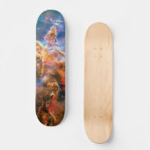 Mystic Mountain Carina Nebula Hubble Space Foto Skateboard (Vorderseite)
