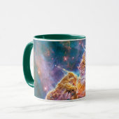Mystic Mountain Carina Nebula Hubble Space Foto Tasse (Vorderseite Links)