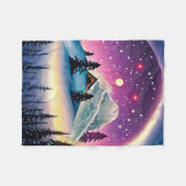 Mystic Mountain Fleece Blanket (Vorderseite (Horizontal))