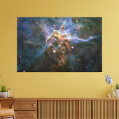 Mystic Mountain in Carina Nebula Hubble Space Leinwanddruck (Insitu (Wohnzimmer))