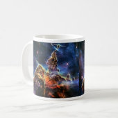 Mystic Mountain in Space NASA Kaffeetasse (Vorderseite Links)
