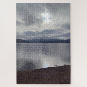 Mystic Mountain Lake Landschaft Puzzle
