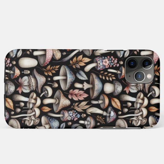 Mystic Mushrooms Case-Mate iPhone Hülle (Rückseite (Horizontal))