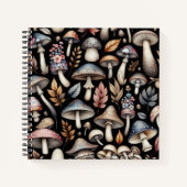 Mystic Mushrooms Notizblock (Vorderseite)