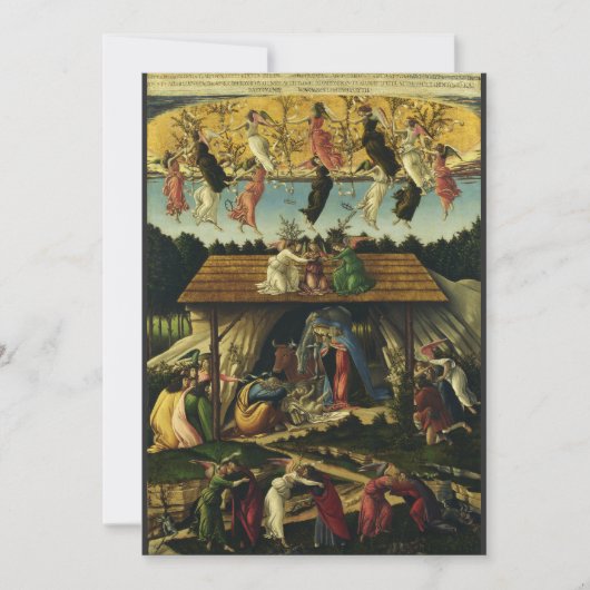 Mystic Nativi von Sandro Botticelli Einladung (Vorderseite)
