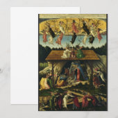 Mystic Nativi von Sandro Botticelli Einladung (Vorne/Hinten)