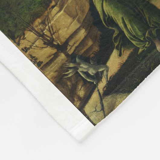 Mystic Nativi von Sandro Botticelli Fleecedecke (Ecke)