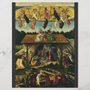Mystic Nativi von Sandro Botticelli Flyer