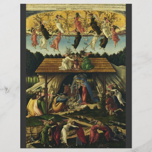 Mystic Nativi von Sandro Botticelli Flyer (Vorne)