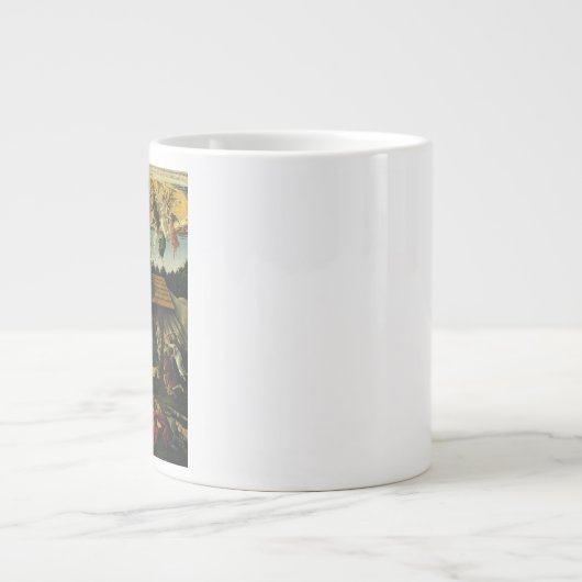 Mystic Nativi von Sandro Botticelli Jumbo-Tasse (Vorderseite)