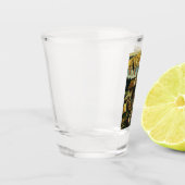 Mystic Nativi von Sandro Botticelli Schnapsglas (Links)