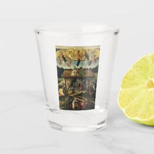 Mystic Nativi von Sandro Botticelli Schnapsglas