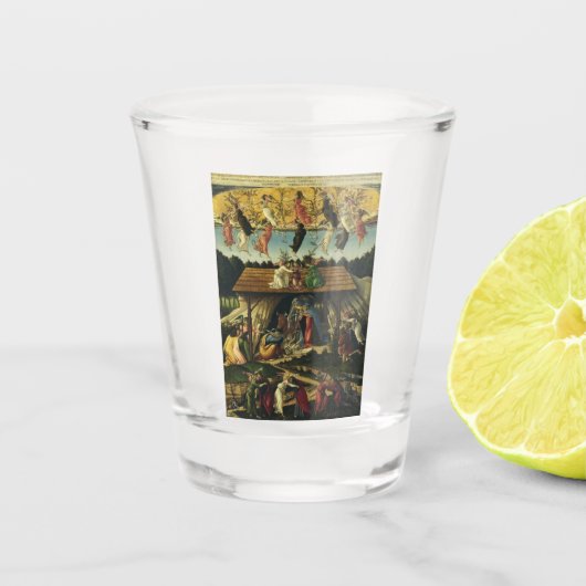 Mystic Nativi von Sandro Botticelli Schnapsglas (Vorderseite)