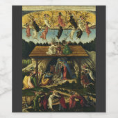 Mystic Nativi von Sandro Botticelli Weinetikett (Einzelnes Label)