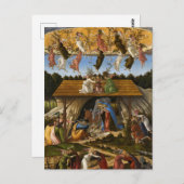 Mystic Nativity, 1500 von Sandro Botticelli Postkarte (Vorne/Hinten)