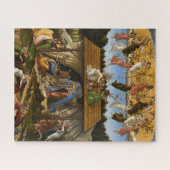 Mystic Nativity, 1500 von Sandro Botticelli Puzzle (Horizontal)