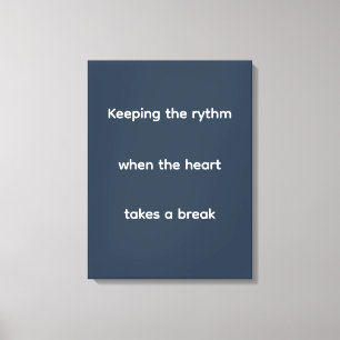 Mystic Navy Typografie Perfusionist Kunst Leinwanddruck