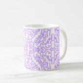 Mystic Nebula Flieder Kaffeetasse (VorderseiteRechts)