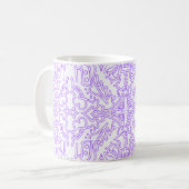 Mystic Nebula Flieder Kaffeetasse (Vorderseite Links)