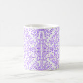 Mystic Nebula Flieder Kaffeetasse (Mittel)